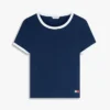 Camisola de dormir com gola em contraste Camisola de dormir com gola em contraste