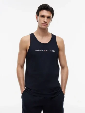 Camisola de dormir sem mangas com logótipo Hilfiger