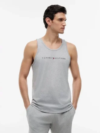 Camisola de dormir sem mangas com logótipo Hilfiger