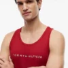 Camisola de dormir sem mangas com logótipo Hilfiger Camisola de dormir sem mangas com logótipo Hilfiger