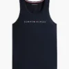Camisola de dormir sem mangas com logótipo Hilfiger Camisola de dormir sem mangas com logótipo Hilfiger