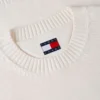 Camisola de gola redonda com logótipo da bandeira da Tommy Jeans Camisola de gola redonda com logótipo da bandeira da Tommy Jeans
