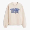 Camisola de gola redonda com logótipo Varsity Tommy Camisola de gola redonda com logótipo Varsity Tommy