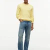 Camisola de gola redonda com malha trançada Camisola de gola redonda com malha trançada