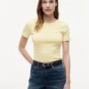 Camisola de gola redonda às riscas Favorite Camisola de gola redonda às riscas Favorite