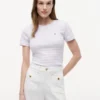 Camisola de gola redonda às riscas Favorite Camisola de gola redonda às riscas Favorite
