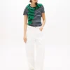 Camisola de gola redonda às riscas Favorite Camisola de gola redonda às riscas Favorite