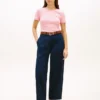 Camisola de gola redonda às riscas Favorite Camisola de gola redonda às riscas Favorite