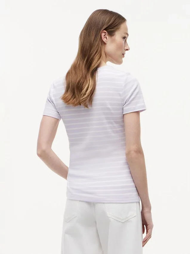 Camisola de gola redonda às riscas Favorite Camisola de gola redonda às riscas Favorite