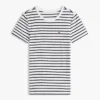 Camisola de gola redonda às riscas Favorite Camisola de gola redonda às riscas Favorite