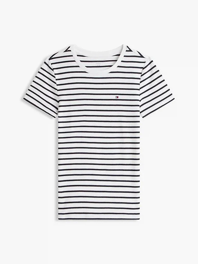 Camisola de gola redonda às riscas Favorite Camisola de gola redonda às riscas Favorite