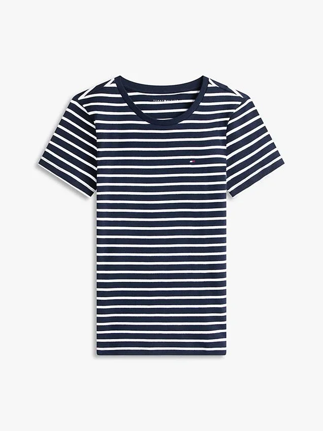 Camisola de gola redonda às riscas Favorite Camisola de gola redonda às riscas Favorite