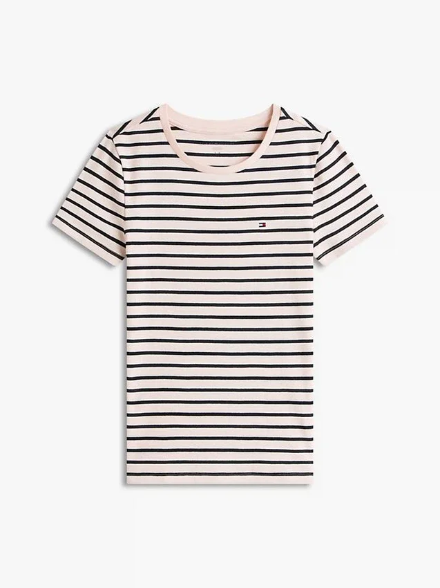 Camisola de gola redonda às riscas Favorite Camisola de gola redonda às riscas Favorite