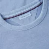 Camisola de gola redonda tingida na peça Camisola de gola redonda tingida na peça