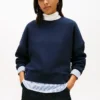 Camisola de malha com efeito de camadas Camisola de malha com efeito de camadas