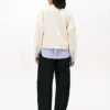 Camisola de malha com efeito de camadas Camisola de malha com efeito de camadas