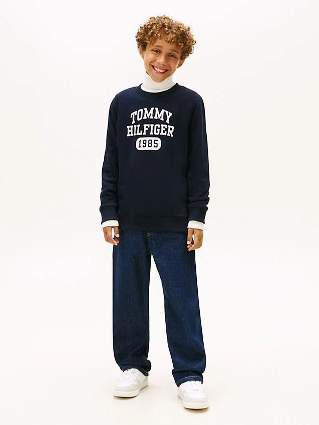 Camisola de malha com logótipo para criança Camisola de malha com logótipo para criança