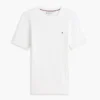 Camisola de malha com tranças de manga curta Camisola de malha com tranças de manga curta