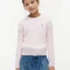 Camisola de malha trançada para criança