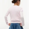 Camisola de malha trançada para criança