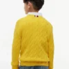 Camisola de malha trançada para criança