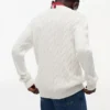 Camisola de malha trançada para criança