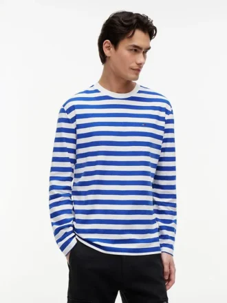 Camisola de manga comprida às riscas Tommy Jeans
