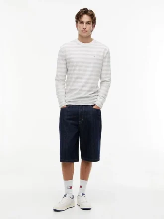 Camisola de manga comprida às riscas Tommy Jeans