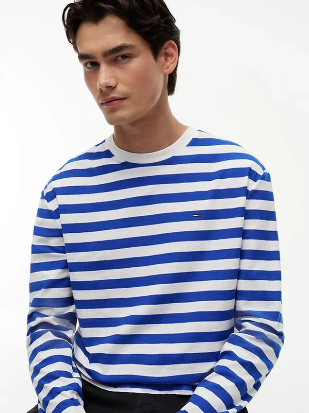 Camisola de manga comprida às riscas Tommy Jeans Camisola de manga comprida às riscas Tommy Jeans