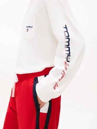 Camisola de manga comprida Tommy Jeans com logótipo LA