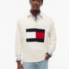 Camisola de râguebi com logótipo de bandeira grande Camisola de râguebi com logótipo de bandeira grande