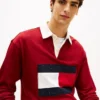 Camisola de râguebi com logótipo de bandeira grande Camisola de râguebi com logótipo de bandeira grande