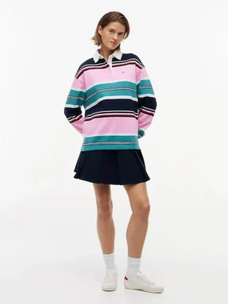 Camisola de rugby Tommy Jeans de corte descontraído