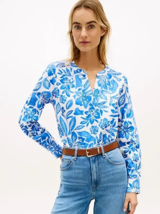 Camisola essencial em mistura de linho