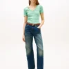 Camisola Favorita com Decote em V às Riscas Camisola Favorita com Decote em V às Riscas