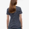 Camisola Favorita com Decote em V às Riscas Camisola Favorita com Decote em V às Riscas
