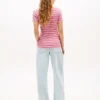 Camisola Favorita com Gola em V às Riscas Camisola Favorita com Gola em V às Riscas