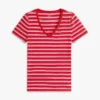 Camisola Favorita com Gola em V às Riscas Camisola Favorita com Gola em V às Riscas