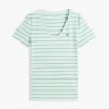Camisola Favorita com Gola em V às Riscas Camisola Favorita com Gola em V às Riscas