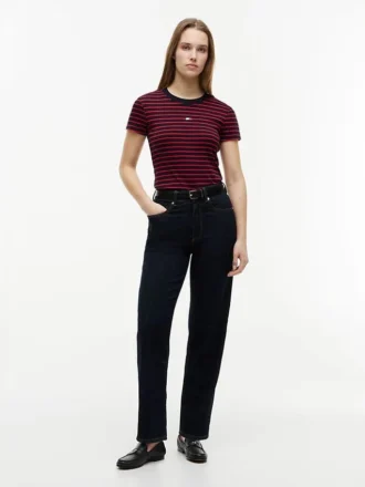 Camisola Favorite com riscas e logótipo Mini Flag