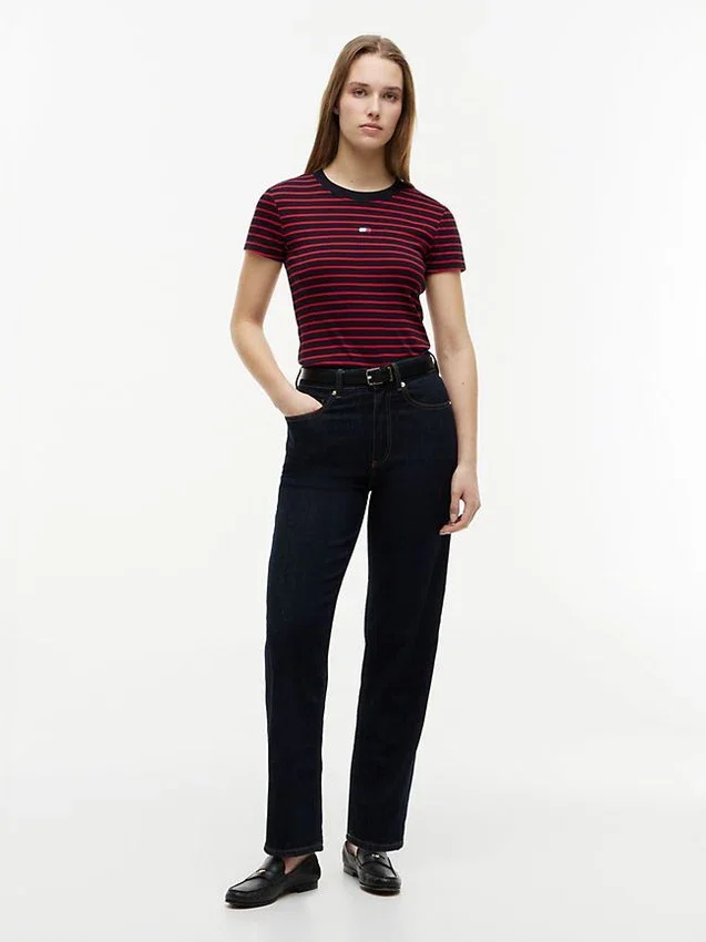 Camisola Favorite com riscas e logótipo Mini Flag Camisola Favorite com riscas e logótipo Mini Flag