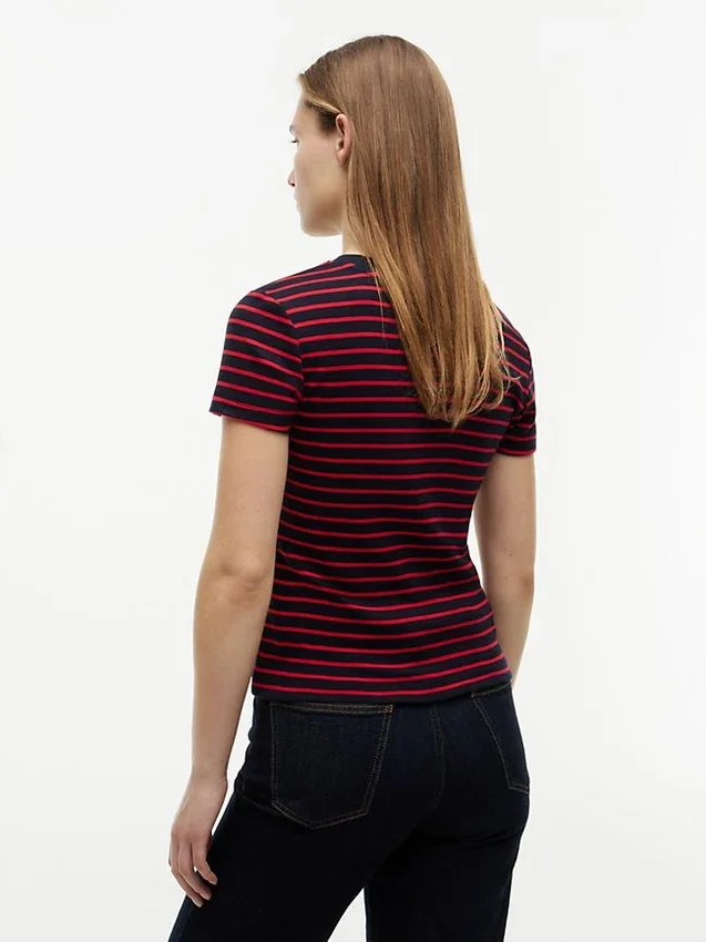 Camisola Favorite com riscas e logótipo Mini Flag Camisola Favorite com riscas e logótipo Mini Flag