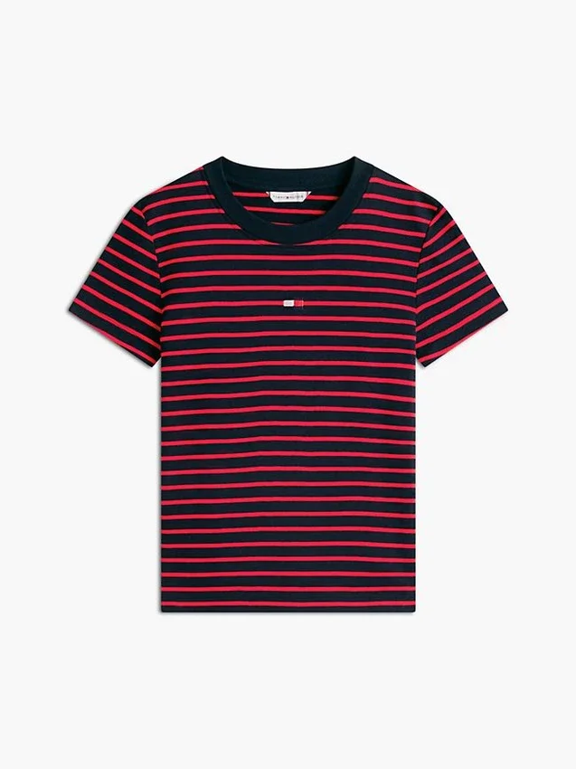 Camisola Favorite com riscas e logótipo Mini Flag Camisola Favorite com riscas e logótipo Mini Flag