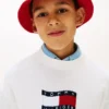 Camisola infantil com logótipo Wavy Flag