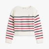 Camisola infantil com riscas náuticas