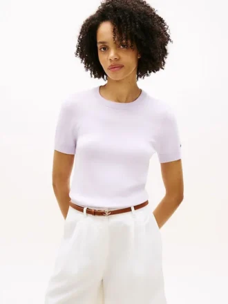 Camisola leve de manga curta de calções