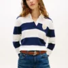 Camisola Polo com Risca de Rugby Camisola Polo com Risca de Rugby