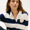 Camisola Polo com Risca de Rugby Camisola Polo com Risca de Rugby