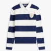 Camisola Polo com Risca de Rugby Camisola Polo com Risca de Rugby