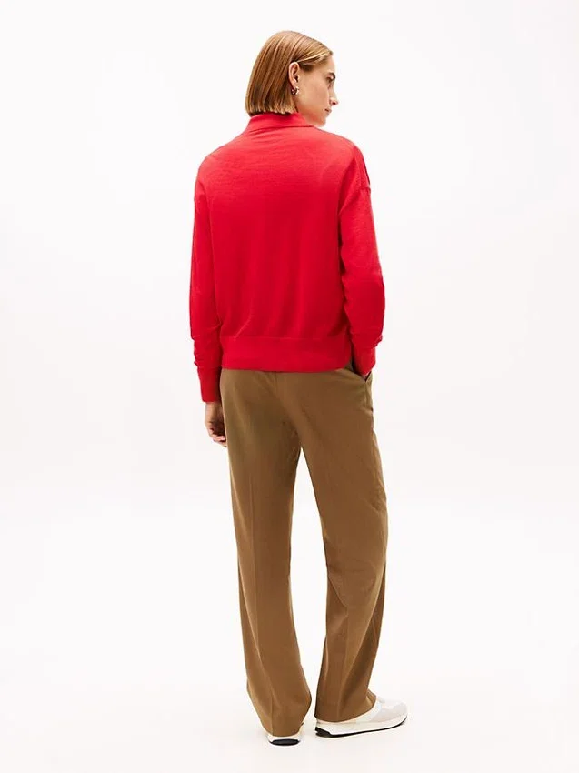 Camisola Polo em Mistura de Lã e Seda Camisola Polo em Mistura de Lã e Seda